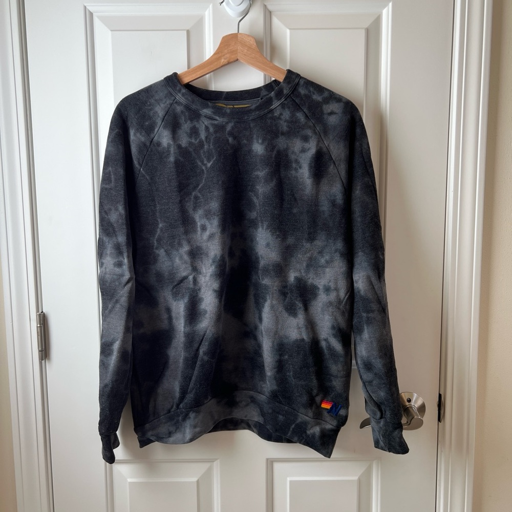 Aviator Nation Hand Dyed Crew Neck Sweatshirt